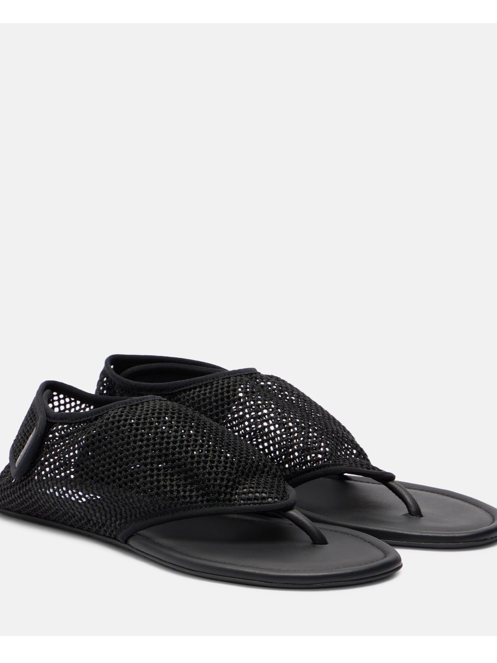 Alaia Fishnet Thong Sandals Size 38.5